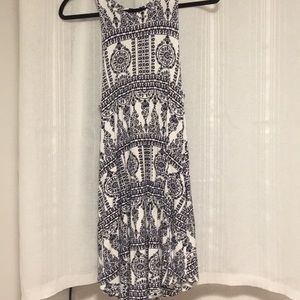 Ava sky printed dress